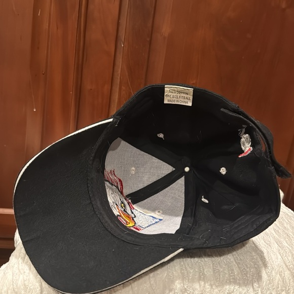 USA Bald Eagle American Flag Ball Cap Snapback Embroidered Blue Adjustable - Picture 3 of 3